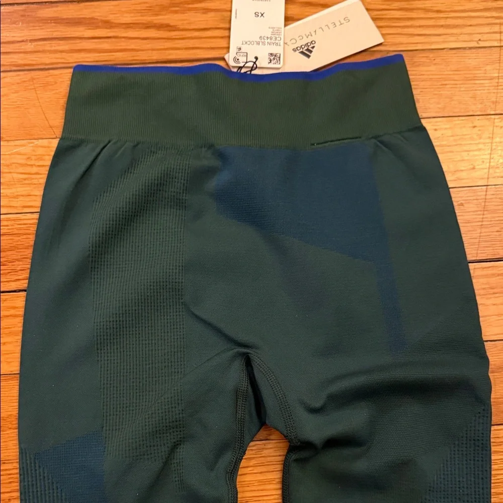 Adidas x Stella McCartny Dark Green Leggings NWT XS
